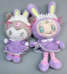【中古】ぬいぐるみマスコット・ぬいぐるみバッジ クロミ＆ベリエちゃん マスコットホルダー 「メゾピアノ×サンリオキャラクターズ」