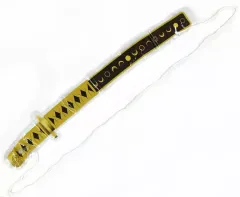 【中古】置物・装飾品 三日月宗近・納刀 ビニール刀剣 「刀剣乱舞-ONLINE- 十周年記念商品 刀剣乱舞 おみくじ風くじ 刀剣万屋本舗限定」 大吉 刀剣乱舞万屋本舗限定