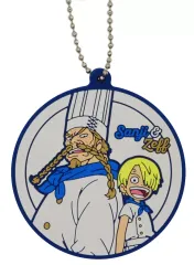 【中古】キーホルダー サンジ＆ゼフ ラバーキーホルダー 「一番くじ ワンピース ドラマティックメモリーズ」 I賞