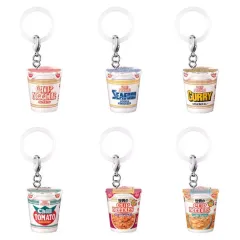 【中古】ストラップ 全6種セット 「日清カップヌードル めじるしアクセサリー」