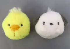 【中古】ぬいぐるみマスコット・ぬいぐるみバッジ ポチャッコ お手玉風マスコットセット 「サンリオキャラクターズ」