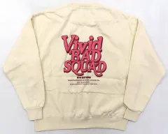 【中古】アウターウェア 小豆沢こはね Vivid BAD SQUAD グラフィティーロゴ ビッグシルエット裏起毛プルオーバースウェット オフホワイト Lサイズ 「プロジェクトセカイ カラフルステージ! feat. 初音ミク×ZOZOTOWN vol.1」