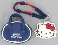 【中古】バッグ ハローキティ 顔形＆バッグ形 ポーチなチャームセット(ポーチ) 「ハローキティ×OUTDOOR」 リンネル 2026年3月号 特別付録