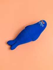 【新品】フィギュア アザラシ(BLUE) / FLOCKY Ver. ソフビフィギュア