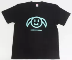 【中古】Tシャツ 初音ミク ニコるコラボレーションTシャツ ブラック XLサイズ 「ニコニコ動画と初音ミクのキセキ」