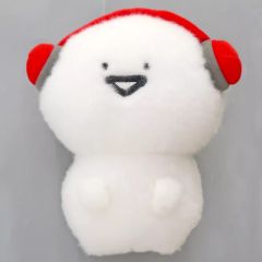 [중고] 봉제 인형 문구 헤드폰 인형 [문구와 함께]