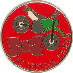 【中古】バッジ・ピンズ [単品] 江戸川コナン＆服部平次 ピンバッジ 「リアル脱出ゲーム×名探偵コナン 100万ドルの絡繰館からの脱出」 任務付きチケット 探偵セット特典