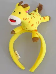 【中古】アクセサリー(非金属) きりん ぬいぐるみ付きカチューシャ 「たべっ子どうぶつ LAND」