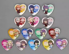 【中古】バッジ・ピンズ 全15種セット 「ラブライブ! 蓮ノ空女学院スクールアイドルクラブ スリーズブーケ 月夜見海月フェア ハート形キャラバッジコレクション」