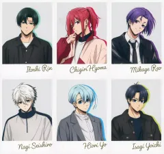 【中古】キャラカード 全6種セット 「TVアニメ ブルーロック インスタントフォト風ブロマイド(ブラインド) casual ver.」