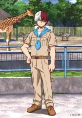 【中古】キャラカード 轟焦凍(全身) 「TVアニメ 僕のヒーローアカデミア×東武動物公園2025 描き下ろし サファリルックver. トレーディングブロマイド」