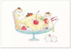 【中古】ポストカード ポムポムプリン ポストカード 「トコロコムギ×サンリオキャラクターズ」