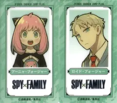 【中古】キャラカード アーニャ＆ロイド(SPY×FAMILY) 「少年ジャンプ＋ クリアSLIMカードコレクション 2枚セット 第1弾」
