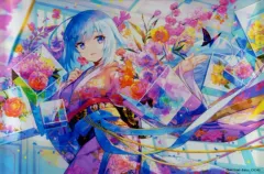 【中古】アクリルスタンド・アクリルパネル 【オリジナル】アクリルブロック 絵守未來(藤ちょこ) /絵守未來プロジェクト