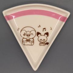 [중고]접시·그릇 포차마＆피츄 피자형 플레이트