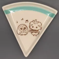 【中古】皿・ボウル モクロー＆ニャスパー ピザ型プレート 「一番くじ ポケピース ～“PEACE”なダイナーへようこそ～」 G賞