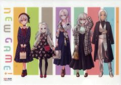 [중고] 클리어 파일 C. 집합 A4 클리어 파일 [NEW GAME! 완결 기념전]