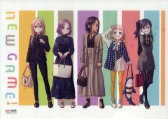 [중고] 클리어 파일 B. 집합 A4 클리어 파일 [NEW GAME! 완결 기념전]