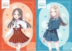 【中古】クリアファイル 倉本千奈＆篠澤広 A4クリアファイル2枚セット 「学園アイドルマスター×セブンイレブン」 セブンネット限定