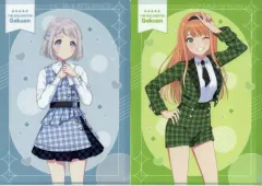 【中古】クリアファイル 葛城リーリヤ＆紫雲清夏 A4クリアファイル2枚セット 「学園アイドルマスター×セブンイレブン」 セブンネット限定