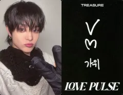 【中古】コレクションカード(男性) TREASURE/ジフン(JIHOON)/チョキ/CD「LOVE PULSE」(SPORTY VER.)セルフィーフォトカード