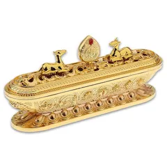 【新品】 COLORBIRD 香炉 線香立て 横置き アンティーク お線香 お香立て 合金製 お香 線香 おしゃれ かわいい リラックス アロマ スティック 皿 仏具 チベット (中) 1