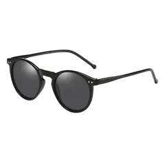 【新品】 [YAYUPLUS] サングラス メンズ 偏光 おしゃれ スポーツ 大きい UVカット レディース 超軽量 ボストン風 ドライブ 偏光レンズ ミラー かわいい 偏光サングラス 釣り アウトドア べっ甲 丸めがね 伊達眼鏡 伊達メガネ メガネ (ブ 1