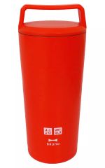 【中古】マグカップ・湯のみ オレンジ ステンレスボトル 「ユニクロ×BRUNO」