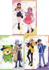 【中古】クリアファイル A5クリアファイルセット B 「カラフルピーチ×BOOKOFF」