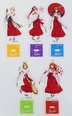 【中古】アクリルスタンド・アクリルパネル 集合 描き下ろしデザインアクリルスタンドセット 「五等分の花嫁∬×UCカード」 全券種購入特典
