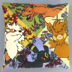 【中古】クッション・本体 ブルー 座布団クッション～WAGARA -ART-～ 「ポケットモンスター」