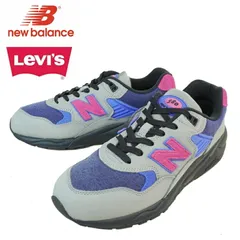 メンズ スニーカーLEVIS × NEW BALANCE 580 LV2リーバイス ニューバランス コラボスニーカーGREY BLUE グレー ブルーコラボ NB580 ストリート デニムブランド 限定ヌバック ジーンズ 黒 ピンク 青 灰色
