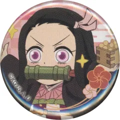 【中古】バッジ・ビンズ 竈門禰豆子 「鬼滅の刃×ufotable Cafe×マチ★アソビCAFE 節分イベント2024 ランダム豆缶バッジ」のサムネイル