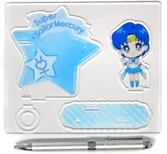 【中古】ペンスタンド・筆立て(アクリル) スーパーセーラーマーキュリー アクリルスタンド付多機能ボールペン 「劇場版 美少女戦士セーラームーンEternal」