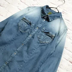 【美品】ジースターロウ G-STAR WOMAN ストレッチ デニムシャツのサムネイル