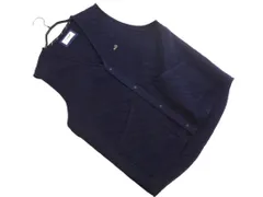 CROCODILE クロコダイル ベスト sizeM/紺 ■◇ メンズ