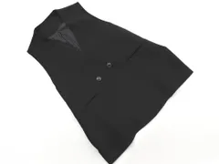 SENSE OF PLACE センスオブプレイス アーバンリサーチ ジレ ベスト sizeL/黒 ■◇ レディース