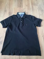 Tommy Hilfiger トミーヒルフィガー ブラック 半袖 ポロTシャツ
