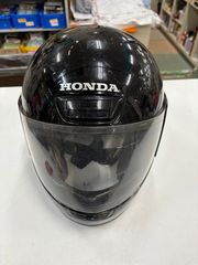 HONDA純正 当時物 ヘルメット オバヘル シールド付き 赤 希少 - メルカリ
