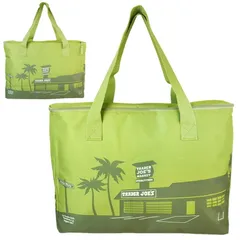 男女兼用 クーラーバッグTRADER JOE'S COOLER BAGトレーダージョーズ クーラーバッグGREEN グリーン 抹茶カラー オリーブ保冷バッグ 限定 スーパー ヤシの木 パームツリーアメリカ US 大容量 ピクニック 買い物バッグのサムネイル