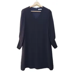 FOXEY NEW YORK(フォクシーニューヨーク) ワンピース サイズ38 M レディース - 38189 ダークネイビー 長袖/ロング