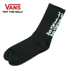 バンズ ヴァンズ VANS【クリックポスト対応可】 メンズ ソックスMENS ROAD STOP CREW SOCKSメンズ ロードストップ クルー ソックスBLACK ブラック 黒 グレー 白スニーカー 靴下 ロゴ USA アイコン スケーター ストリートのサムネイル