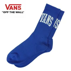 バンズ ヴァンズ VANS【クリックポスト対応可】 メンズ ソックスMENS ARCHED CREW SOCKSメンズ アーチドクルーソックスBLUE  ブルー 青 白 ロゴスニーカー 靴下 ロゴ USA アイコン スケーター ストリートのサムネイル