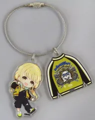 【中古】キーホルダー 藤田ことね 2連アクリルワイヤーリング Wild TUNE 「学園アイドルマスター×TSUTAYA POP UP SHOP Wild TUNE」