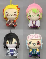 【中古】ぬいぐるみマスコット・ぬいぐるみバッジ 全4種セット もちぴこマスコット2 「鬼滅の刃」
