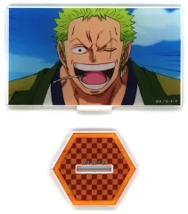 【中古】アクリルスタンド・アクリルパネル ロロノア・ゾロ(口開け) 「ワンピース トレーディング場面写アクリルスタンド 第1弾」