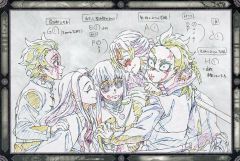 [중고] 엽서 집합 엽서 [월드 투어 상영 귀멸의 칼날 유대의 기적, 그리고 기둥 연습에 × ufotable DINING 중기(弐弾)] 즐거운 복권 W 찬스상 추위 구분 경품