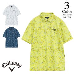 新品＊Callaway かざあなメッシュ ヤシの木 総柄半袖シャツ - メルカリ