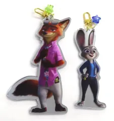 【中古】キーホルダー ジュディ・ホップス＆ニック・ワイルド(ペア) キーホルダー・キーチェーン Disney ZOOTOPIA2 「ズートピア2」 ディズニーストア限定