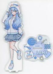[중고] 아크릴 스탠드 아크릴 패널 눈꽃 라미 아크릴 스탠드 [가상 유튜브 홀로 라이브 Lovely Okaburi Mascot Series vol.3]